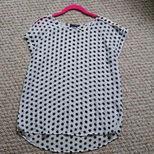 Papermoon polka dot blouse